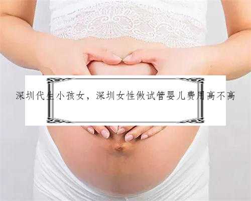 深圳代生小孩女，深圳女性做试管婴儿费用高不高